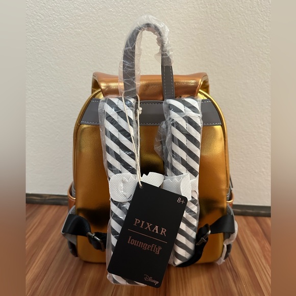NWT Loungefly Pixar WALL-E Cosplay Gold Backpack - Picture 7 of 7